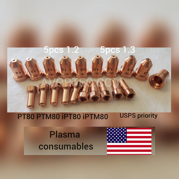 PT80, PTM80, IPT80, IPTM80 plasma cut consumables package deals