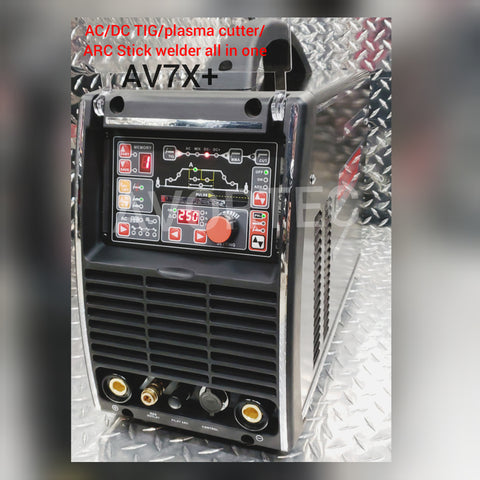 Multiple function AV7X+ ARC/AcDc TIG/PLASMA ALL IN ONE